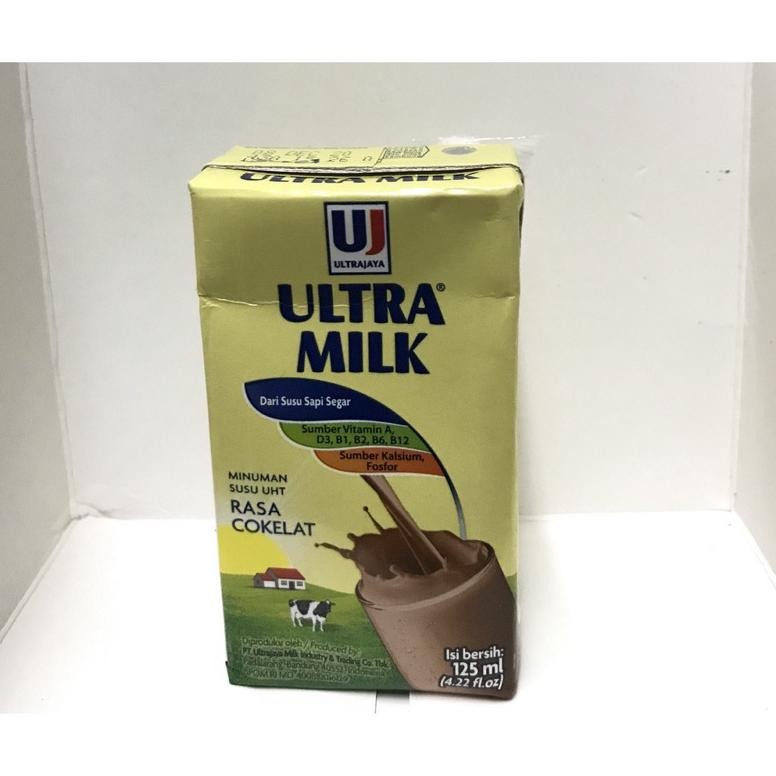 

Ultra Milk SUSU UHT Coklat 125 ml / 1 Dus Nugi
