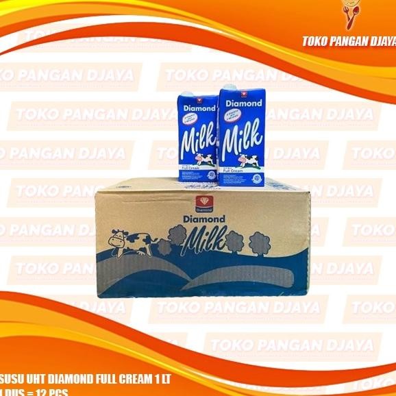 

Susu UHT Diamond Full Cream 1 Liter Per Dus Isi 12 Pcs KHUSUS INSTAN KURIR Nugi