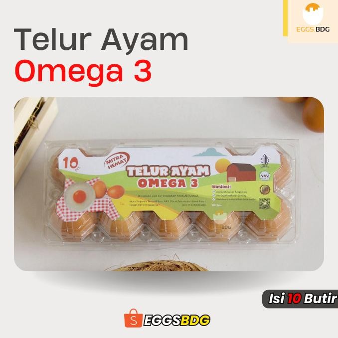 

Telur Ayam Omega Isi 10 Pcs Nugi