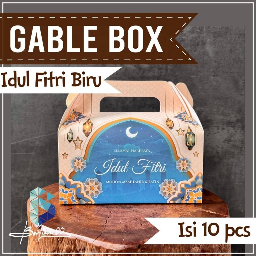 

Gable Box Lebaran isi 10 - Gable Box Idul FItri - Box Kue Kering Nugi