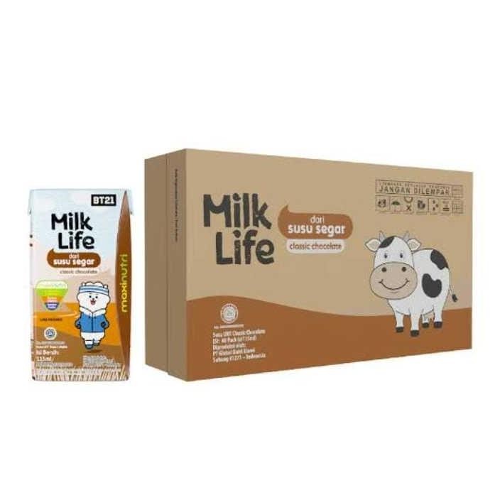 

SUSU UHT MILK LIFE KIDS 115ML 1 DUS = 40 PCS Nugi