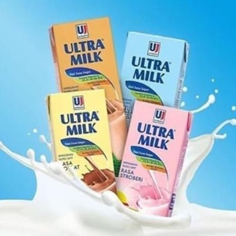 

SUSU ULTRA UHT ULTRA MILK DUS 200 ML RASA COKLAT FULL CREAM STAWBERRY MURAH Nugi