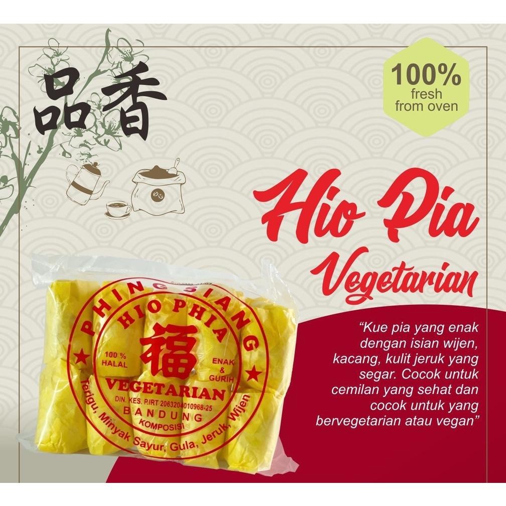 

Kue Hio Pia Vegetarian Cap Phing Siang (1pack = 10pcs) Nugi