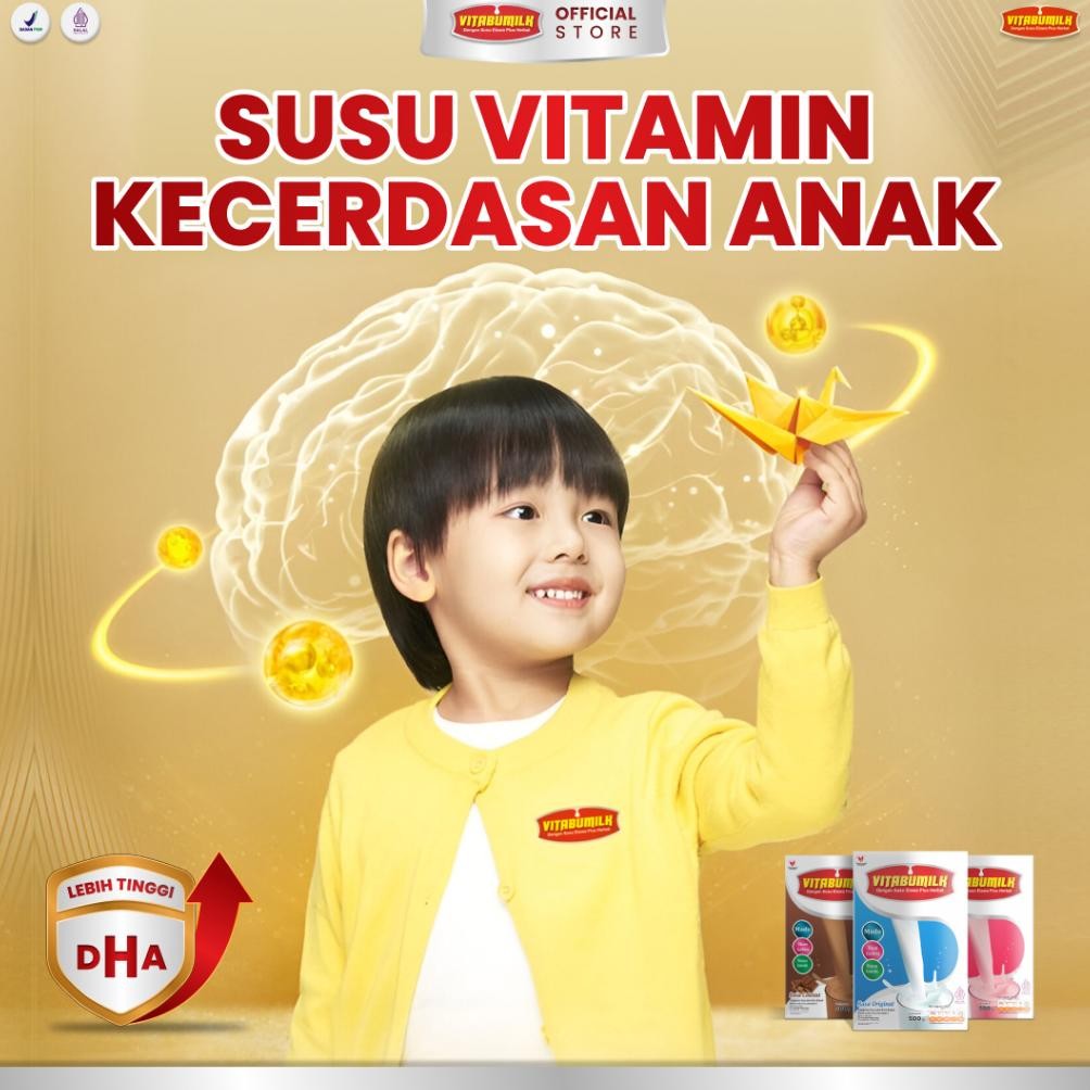 

Vitabumilk Isi 500 Gram | Susu Vitamin Otak dan Kecerdasan Anak | Susu Kambing Etawa Plus Herbal Madu Ikan Gabus dan Temulawak | 3 Varian Rasa Nugi