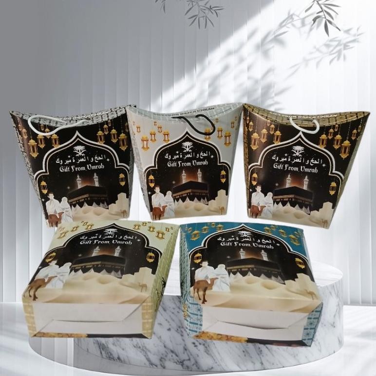 

Dus Gift from Umrah 1 Pak isi 50 pcs l Dus Tali Teng Teng Umroh Nugi