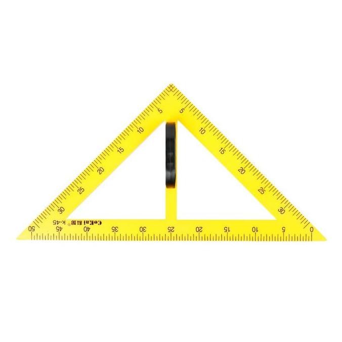 

Penggaris Jahit-Pola-Bahan-Kain-Badan Segitiga Sama Kaki Plastik 50 Cm