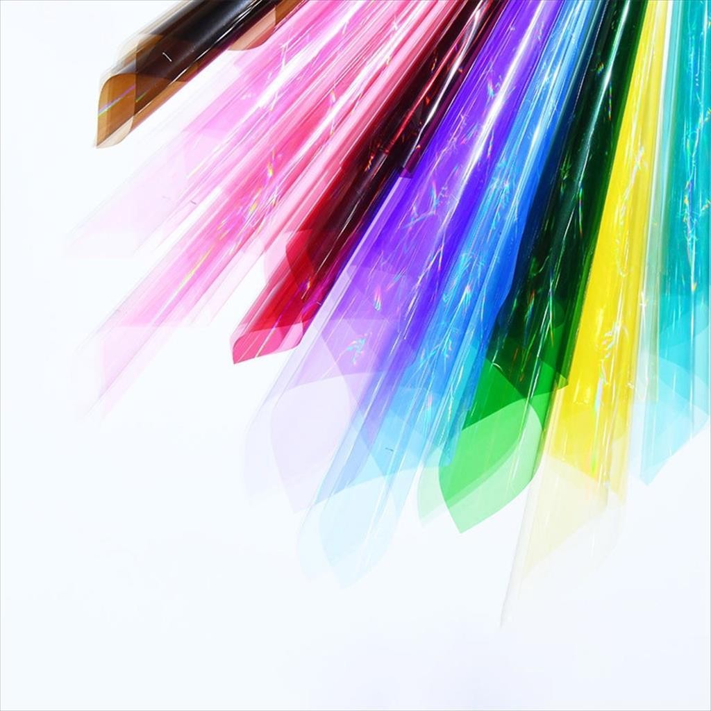 

Bis [1 Lembar] Hologram Transparent Cellophane Glassine Flower Wrapping Paper / Kertas Bungkus Buket Bunga Transparan