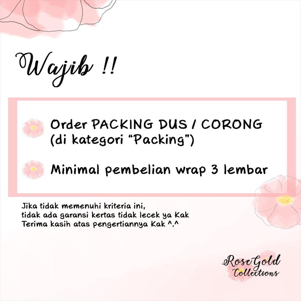 

Kkim [1 Lembar] Hologram Transparent Cellophane Glassine Flower Wrapping Paper / Kertas Bungkus Buket Bunga Transparan