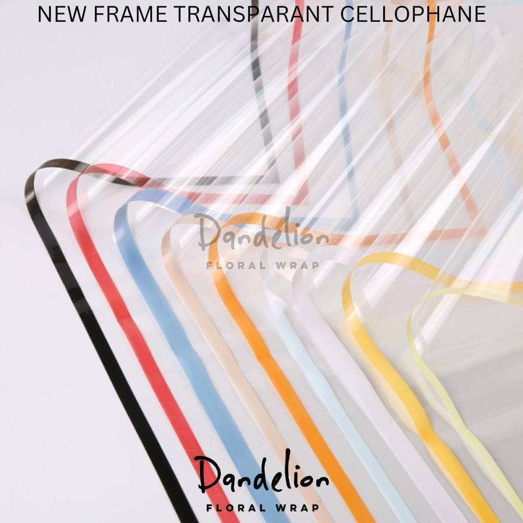 

Kkim Flower Wrapping New Frame Transparant Cellophane Waterproof Kertas Buket Bunga (Ecer)/ Flower Wra