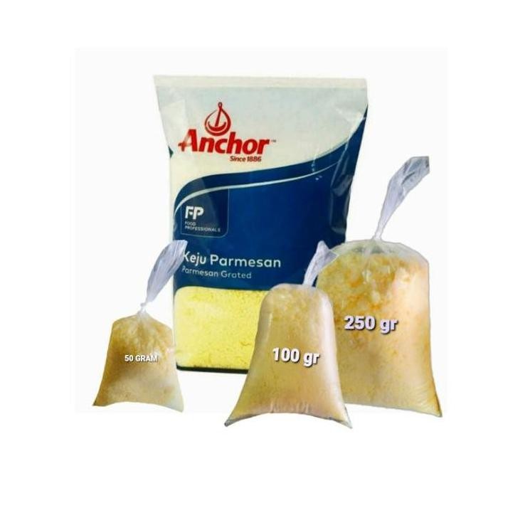 

Keju Anchor Parmesan Cheese - Parmesan Rep 100gr sameday/instant only Nugi