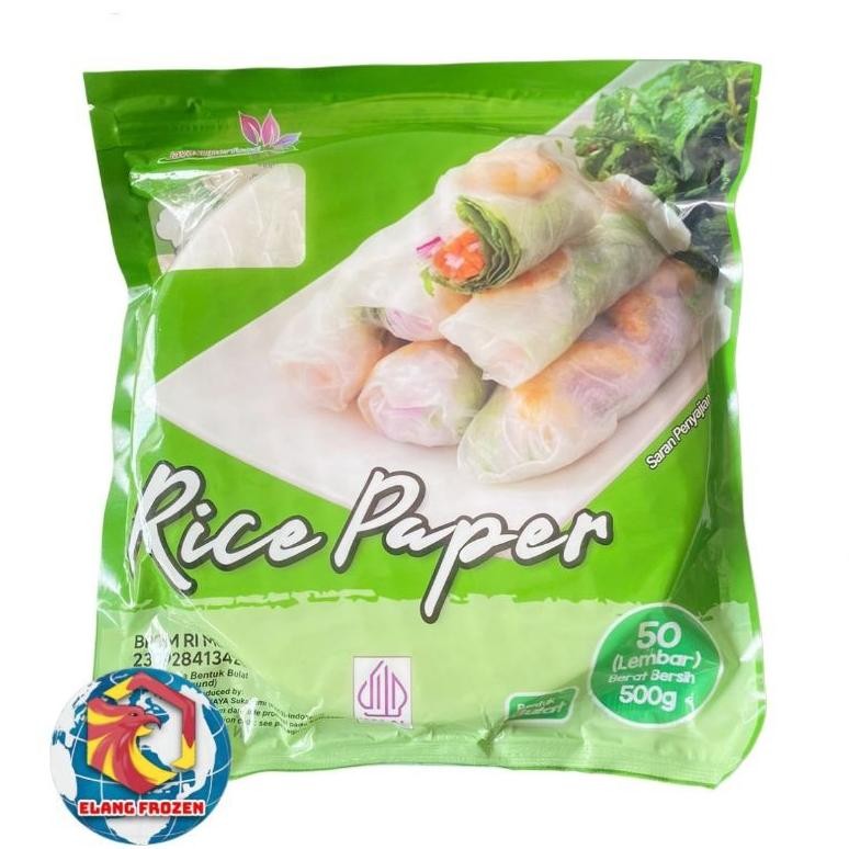 

Rice Paper Round Bulat Java Super Food | Kulit Lumpia Bulat isi 50 lembar 500gr Nugi