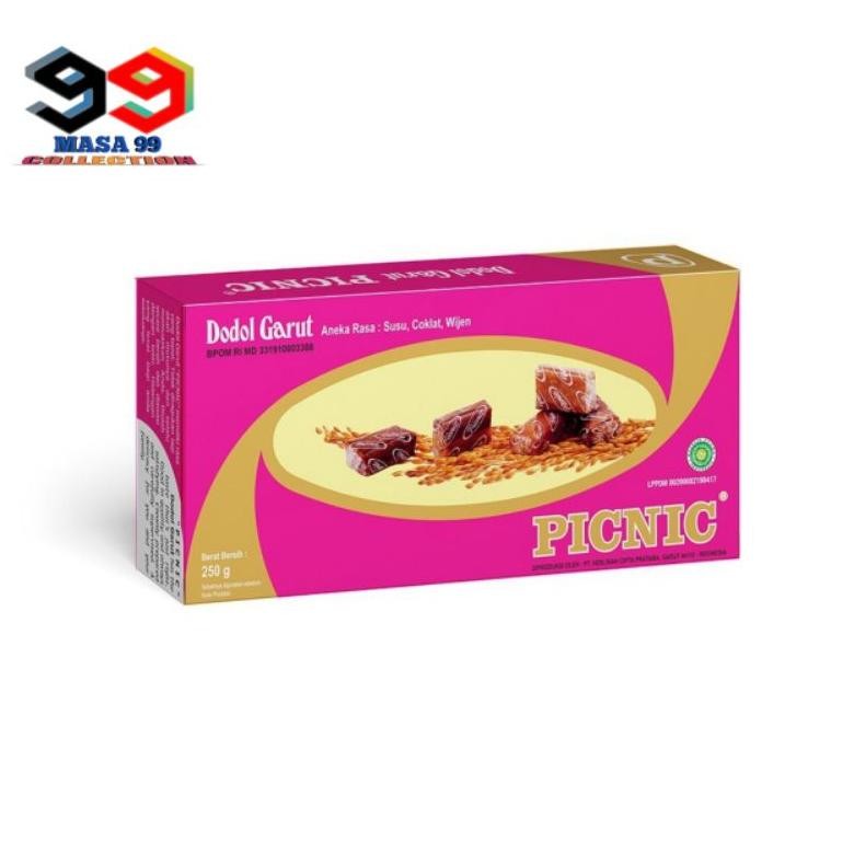 

Dodol Garut PICNIC CLASSIC 250gr / Dodol Picnic Original Bungkus Box Dan Kiloan Los Nugi