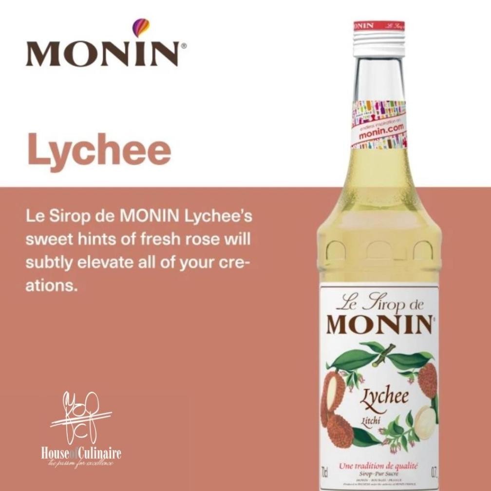 

MONIN FLAVORS LYCHEE 700 ML Nugi