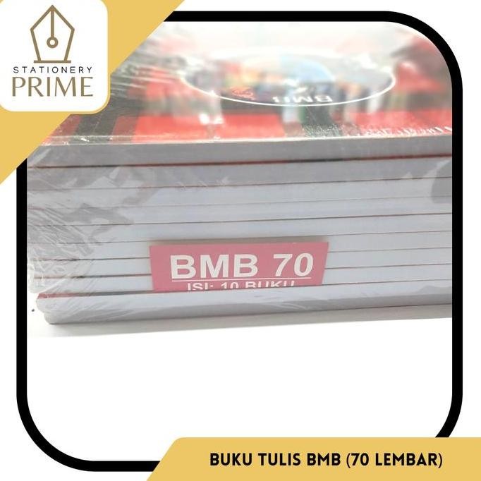 

Buku Tulis Bmb Us 70 Lembar ( 1 Pack Isi 10 Buku )