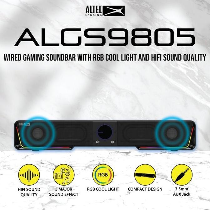 Speaker Altec Lansing Soundbar ALGS9805