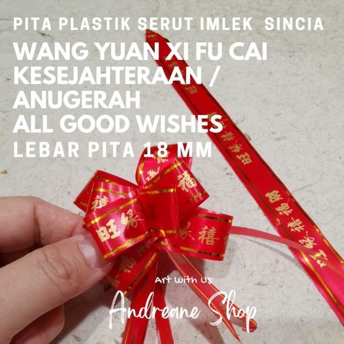 

Bis Pita Hias Dekorasi Imlek Sincia Gongxi Fa Cai Perlengkapan Pesta Craft