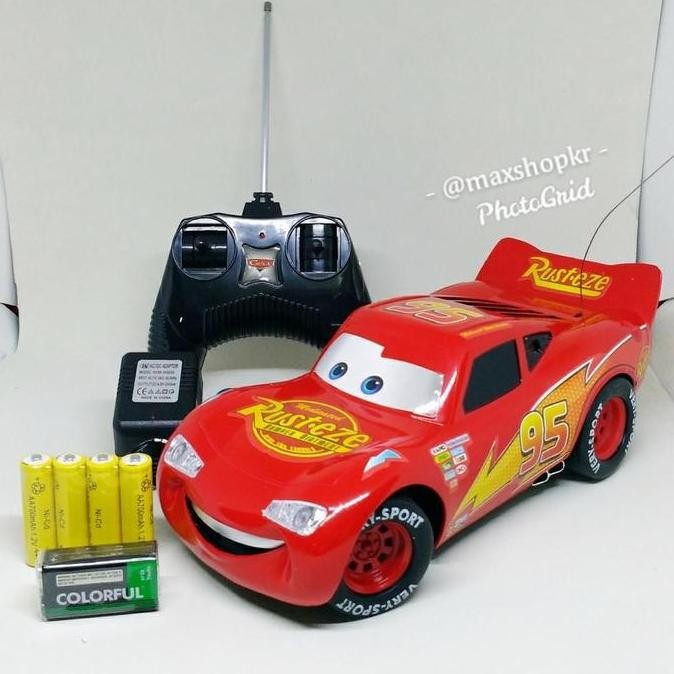 Mainan Anak Mobil Remote Control RC CARS McQueen 0395 Size Besar Cowok