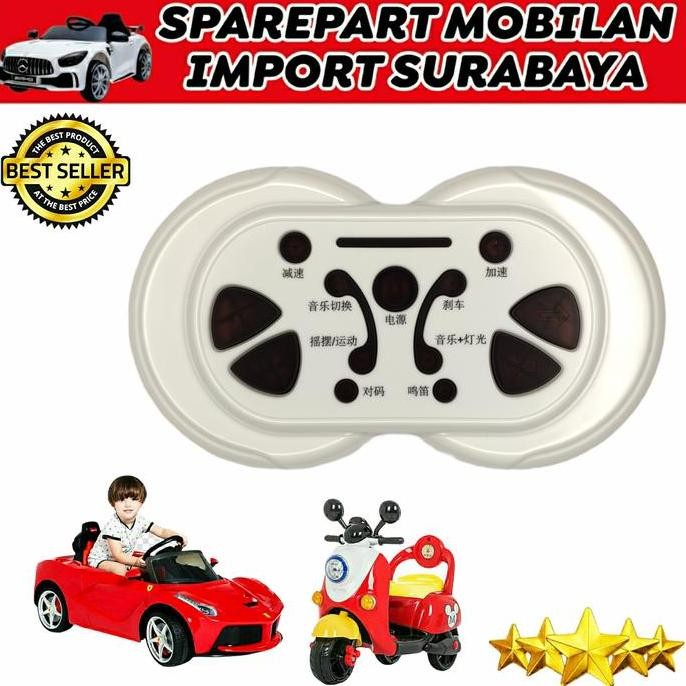 REMOT KONTROL MOBIL AKI MAINAN ANAK REMOTE CONTROL CAR RC CHARGER 12 V