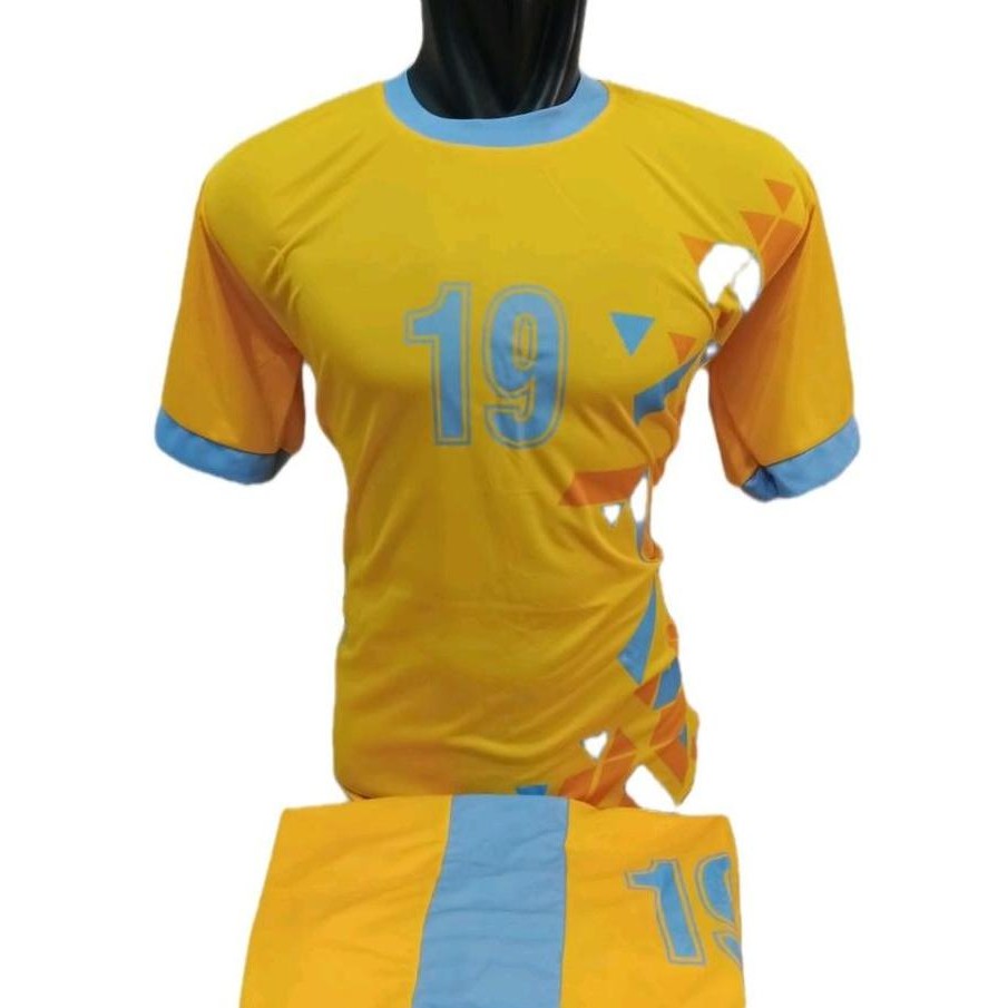 Kostum Bola Dewasa Jersey Tim 18 Setel No 2-19 SepakBola Dewasa Motif Keren Terbaru Bagus 1 Set Baju