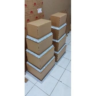 

Kotak Akrilik Hantaran Seserahan Dengan Baki Motif Batik Nugi