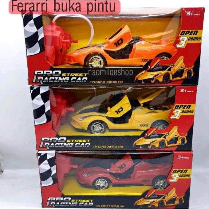 Mainan Mobil remote control mobil ferrari buka pintu RC ferrari