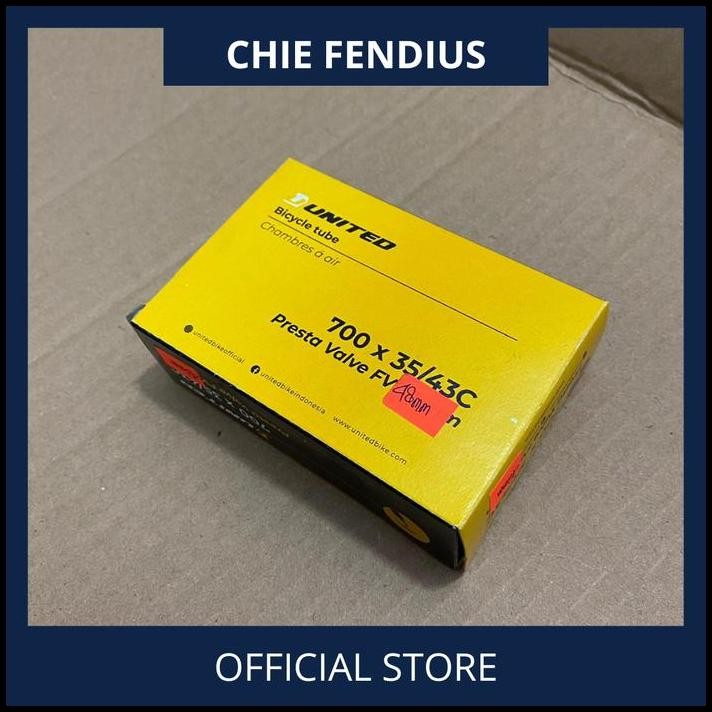 Ban Dalam Sepeda United 700x35/43C Presta FV Gravel RoadBike Balap