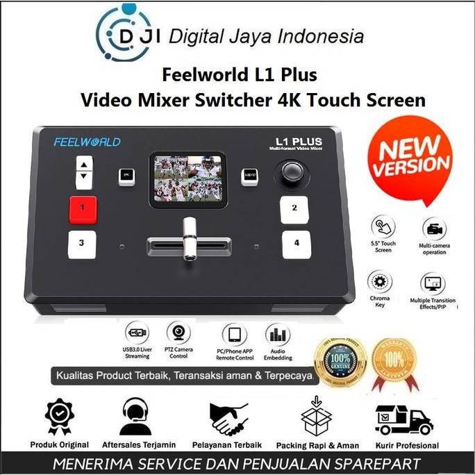 NEW Feelworld Livepro L1 - Livepro L1 with 4x HDMI Inputs & USB Streaming