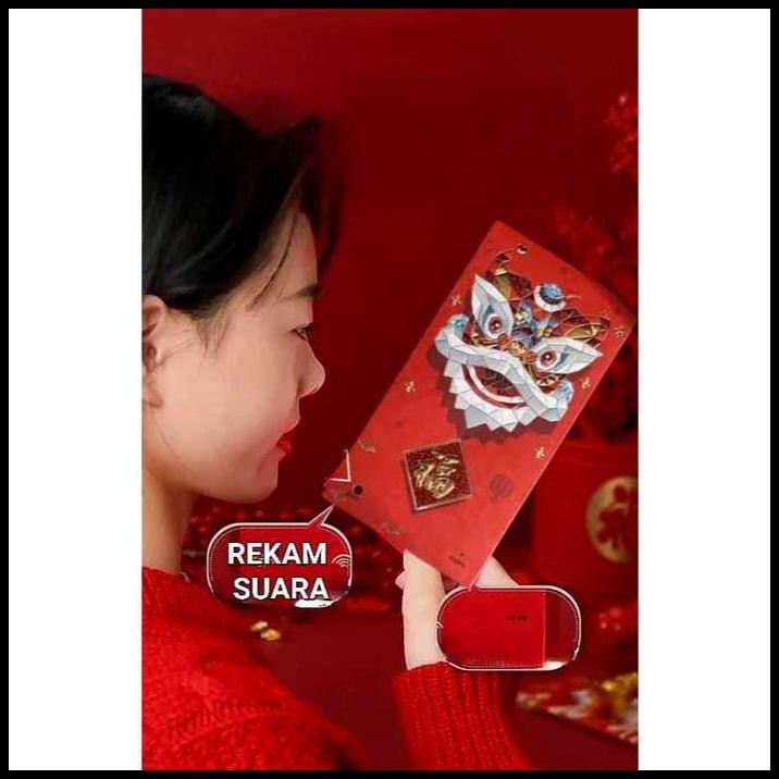 

NEW 2025 Angpao Rekam Suara Angpao Barongsai Imlek Angpau Sincia Tebal Premium Amplop Ampau Orang Tua Besar Premium Grosir