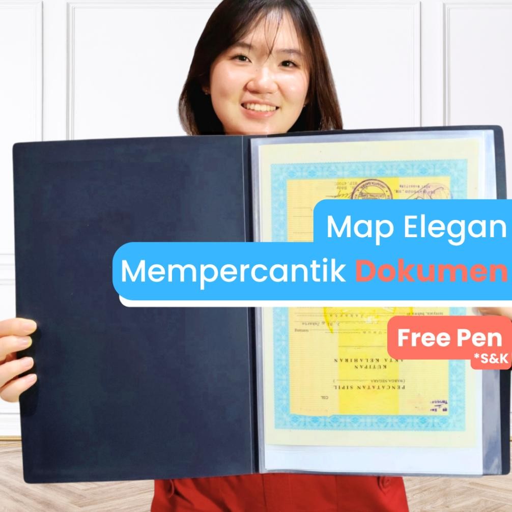 

Flash Sale Clear Holder Map Dokumen BESAR ANTI AIR F4 File Keeper Document Ijazah Tempat Berkas Display Book A4 .,
