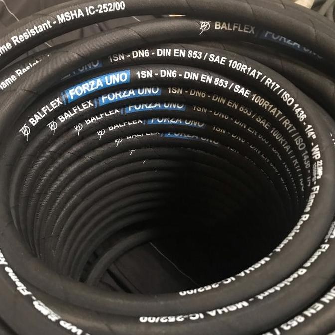 Selang Hidrolik/Hose Hydraulic 1/4" R1/1SN Balflex (Portugal)