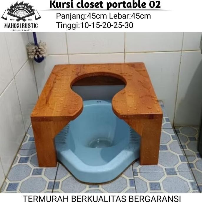Kursi closet wc jongkok portable wc duduk 02