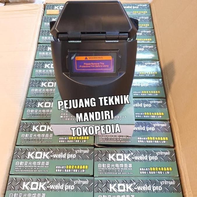 TOPENG LAS OTOMATIS KDK / KEDOK LAS AUTO KDK / HELM LAS OTOMATIS KDK