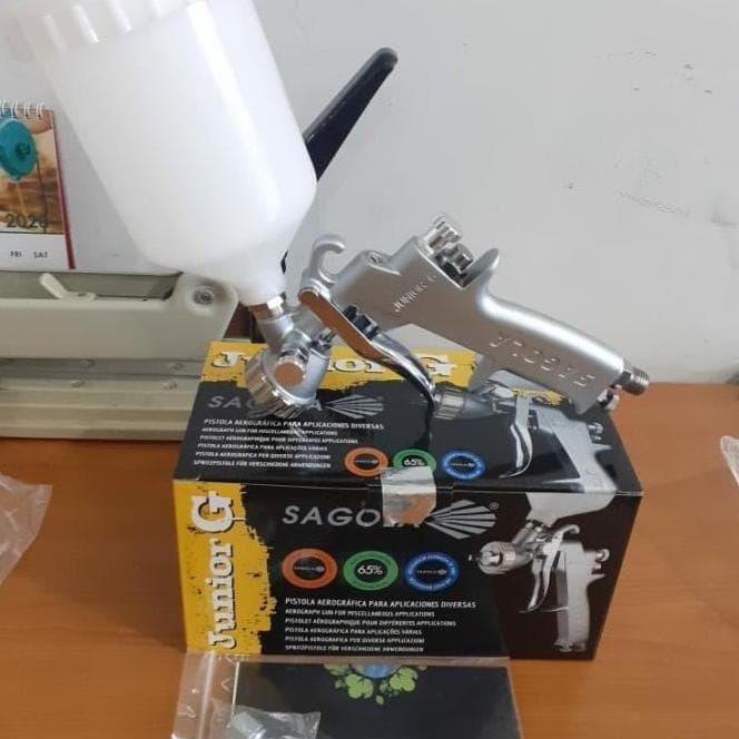 Spray Gun Tabung Atas hvlp Sagola junior G Semprot Cat _Hanggonotirto