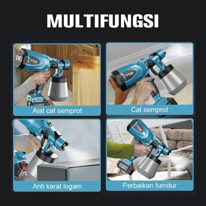 IRONHOOF Cat Semprot Listrik Electric Spray Gun 850W Mesin Spray Gun