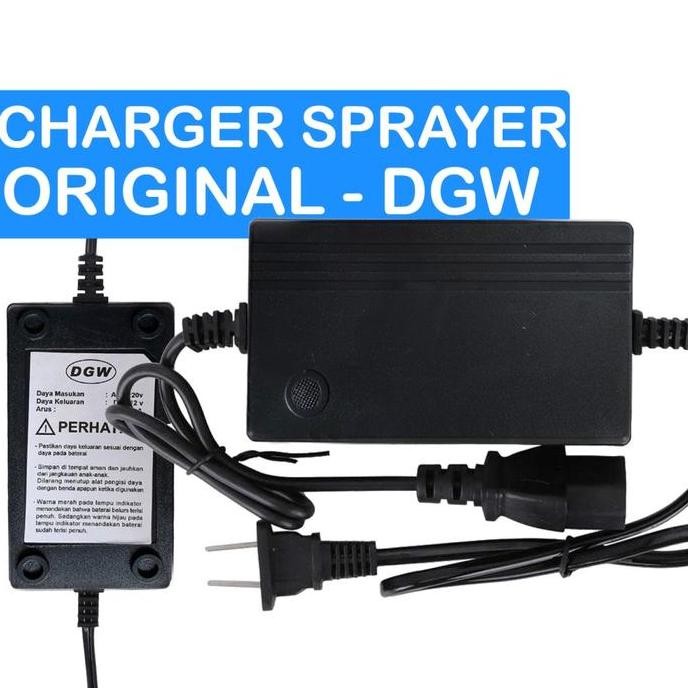 Charger Baterai untuk Sprayer Elektrik ORIGINAL DGW Bisa Untuk Semua jenis Sprayer Gendong