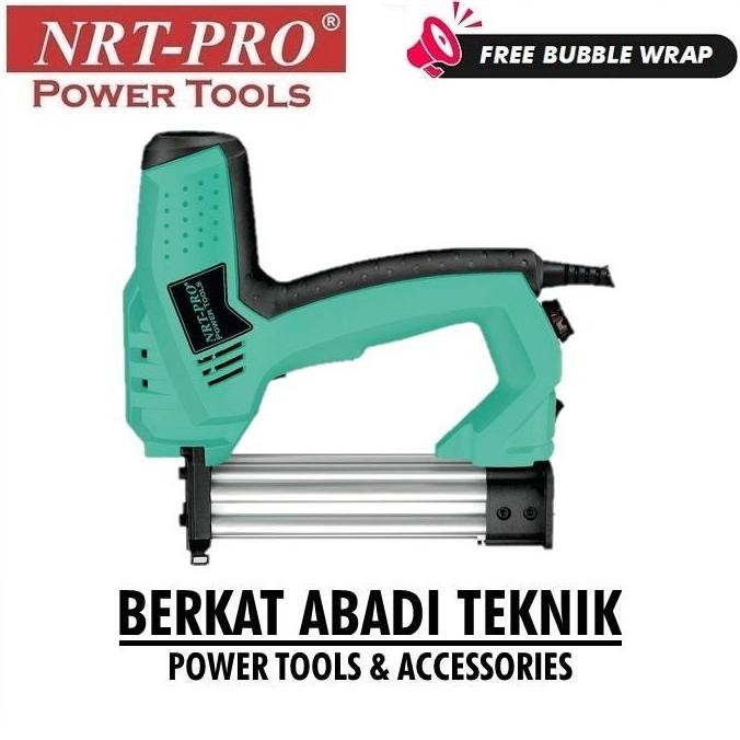 NRT-PRO F304E Mesin Staples Paku Tembak Electric Tacker Gun F-304 E