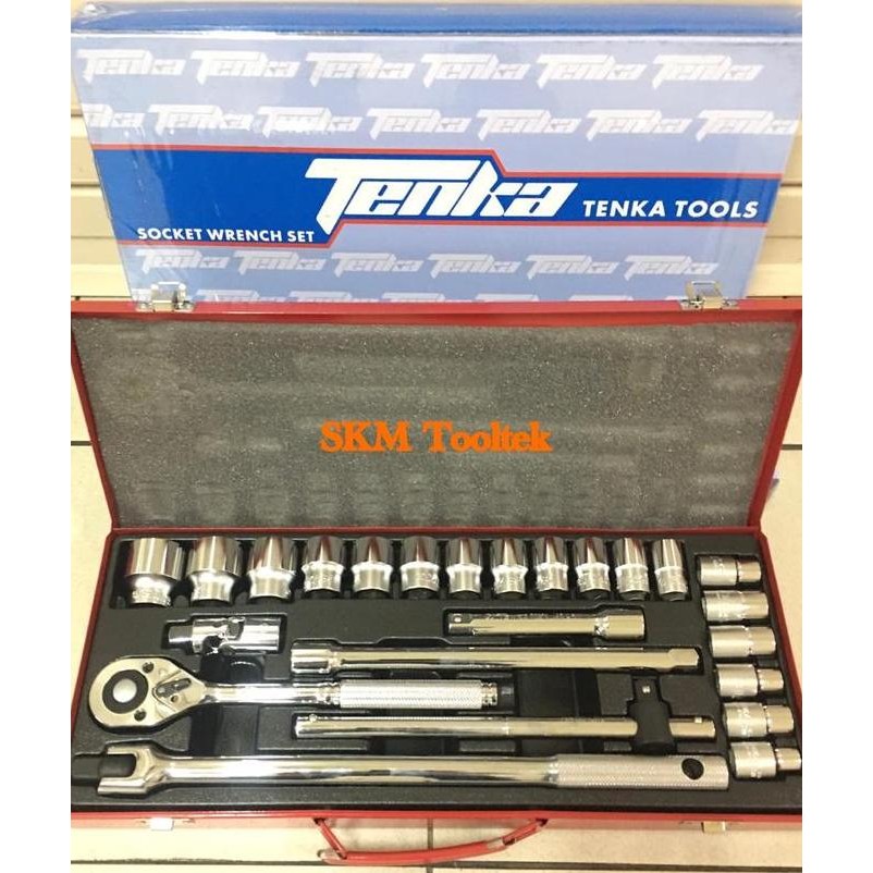 Kunci Socket Set 10-32MM/Socket Set SD 1/2" 6PT TENKA