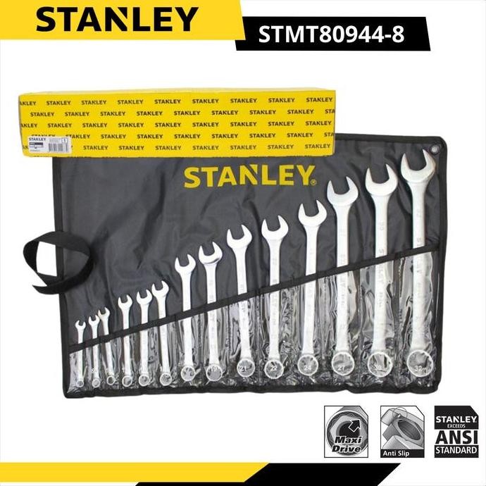 Stanley Combination Wrench Set 14pc 8-32mm Kunci ring Pas STMT80944-8