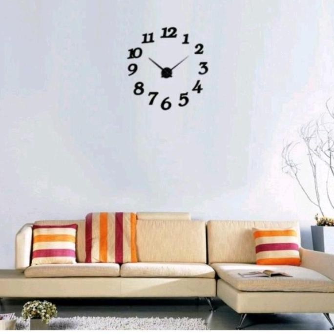Jam Dinding Tempel Analog 3D Modern / Jam Dinding Tembok