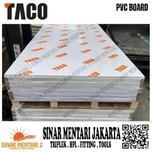 PVC Board Taco 3,5,9,12,15,18 mm