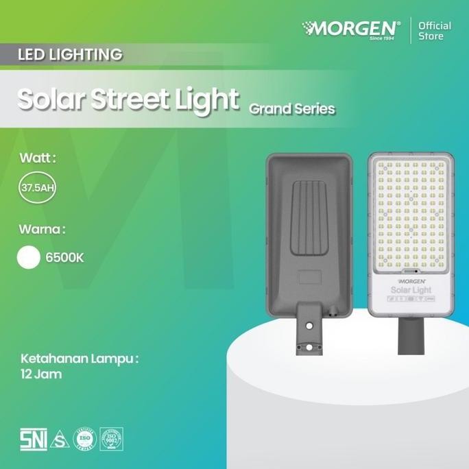 Lampu jalan led pju solar cell streeth light Morgen Grand series 49000 lumen