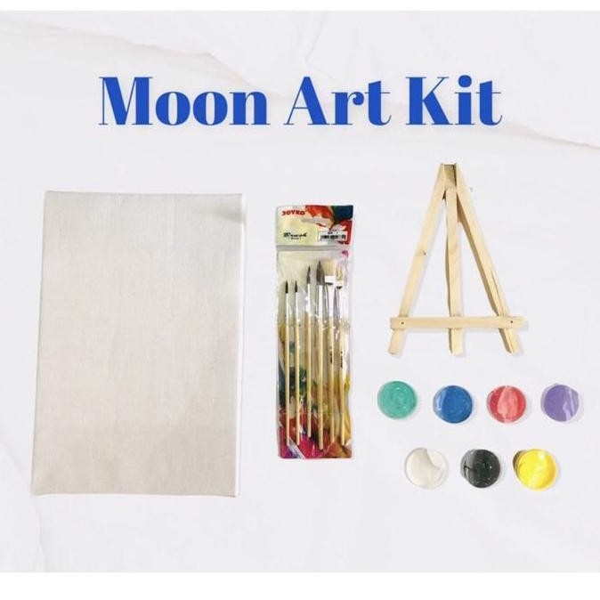 

Canvas Painting Kit | Painting Kit | Alat lukis 1 set lengkap