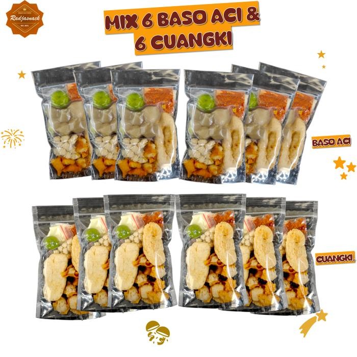

New MIX BASO ACI 6, CUANGKI 6 RADJASNACK Kaldu Instan Food