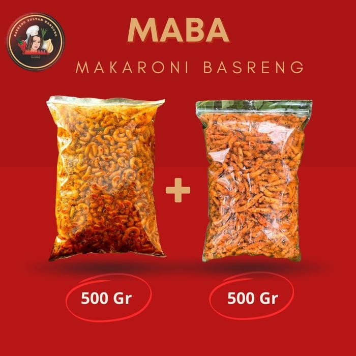 

New BUNDLING MABA - MAKARONI 500GR + BASRENG PEDAS DJ 500GR
