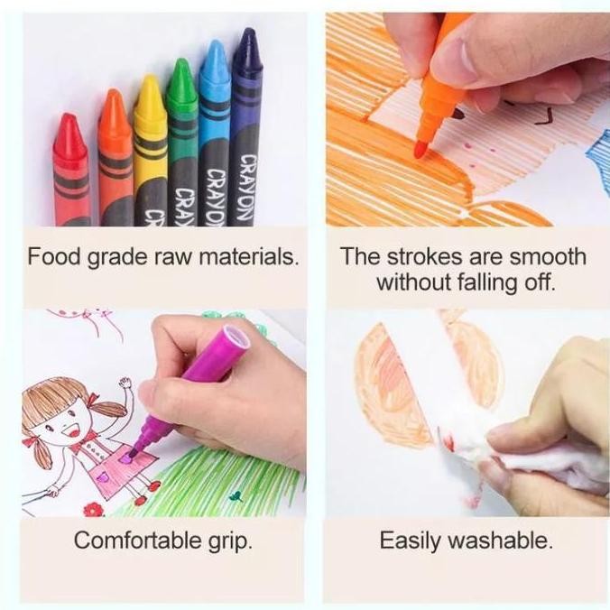 

ART FULL SET CRAYON 208 PCS / KRAYON ALAT LUKIS ANAK PENSIL WARNA CAT AIR PERLENGKAPAN MEWARNAI SET 150 PCS BOARD MARKERS PAPER PASTELS