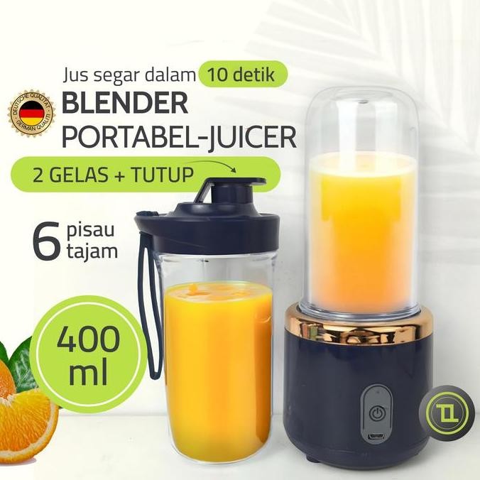 [Terra Taste] Blender Portable Buah Mini. Juicer Kecil USB. Blender Gelas Jus. Blender Portable Jus 