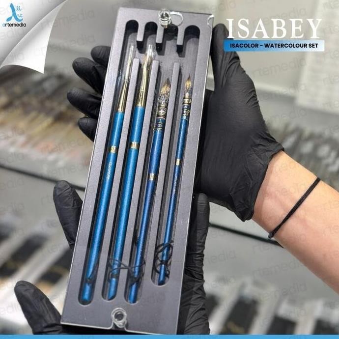 

Terlaris Isabey Isacolor Watercolor Brush Kuas Cat Air Set 4 Ready Stok