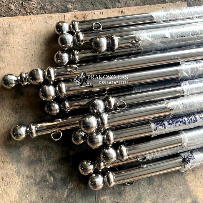 Tiang Bendera Stainless/Tiang Bendera Jalan/ Tiang Bendera Murah