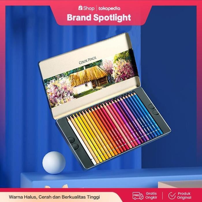 

[Special 7.7] Deli High-Grade Oil Color Pencil 6567/6568 - Pensil Warna Minyak Premium 24/36/48/72 Warna, Tahan Lama & Warna Cerah, Ideal Untuk Sekolah, Seni, & Hobi Alat Stationery Terlaris Best Quality 100% Original