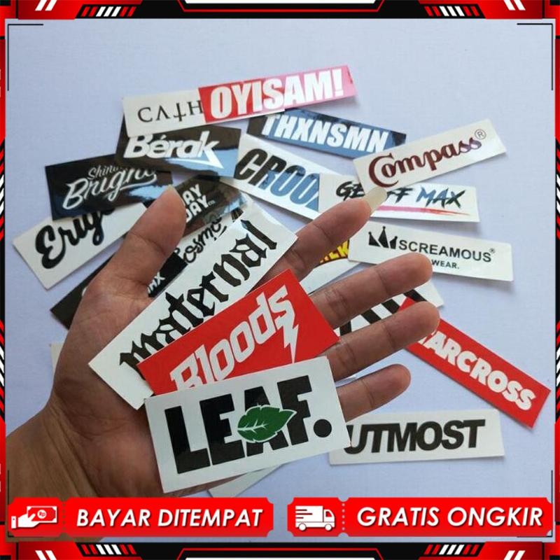 

Promo Baru Stiker Distro / Sticker Clothing / Jackcloth / Hypebeast Vynil Doff Jeruk Pd31
